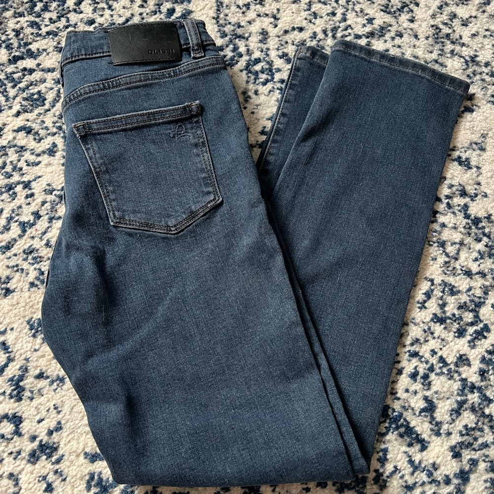 Big Boys DL1961 Brady Slim Fit Jeans Dark Blue, Size 12